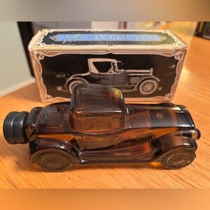 Vintage Avon Sterling Six Spicy After Shave 1930s Car Bottle - Empty w Box